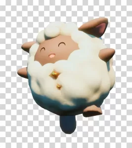 Palworld, Lamball pal, virtual companion, video game, transparent PNG image Palworld Lamball pal virtual companion video game transparent PNG image