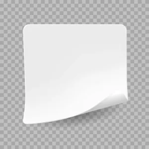 Paper sticker note and label stationery transparent PNG image