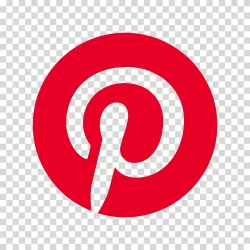 Pinterest logo social media visual discovery transparent PNG image
