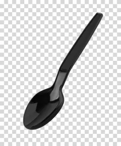 Plastic spoon kitchen utensil transparent PNG image