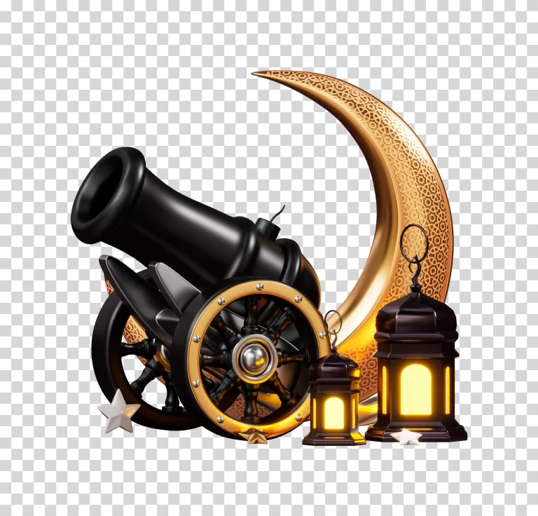 Ramadan Crescent Cannon transparent PNG images
