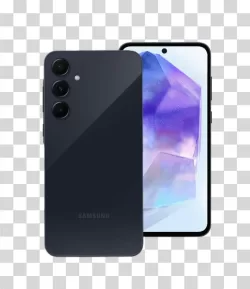 Samsung Galaxy A55 Smartphone Samsung mobile transparent PNG image