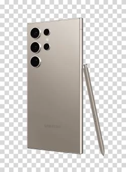 Samsung Galaxy S24 Ultra flagship smartphone transparent PNG image