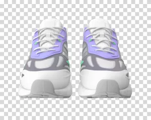 Sneakers footwear for casual and athletic wear transparent PNG image