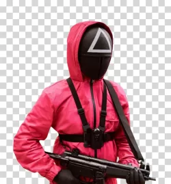 Squid Game Guard Netflix series transparent PNG image