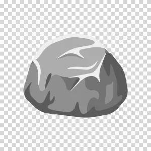 Stone versatile and natural element transparent PNG image