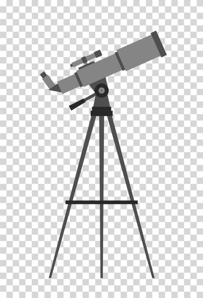 Telescope astronomical cosmos celestial viewing transparent PNG image