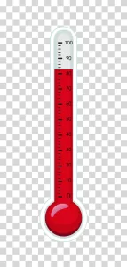 Thermometer temperature measuring device transparent PNG image