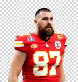 Travis Kelce Kansas City Chiefs tight end Super Bowl star transparent PNG image