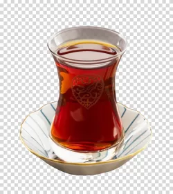 Turkish Tea Cup traditional drink transparent PNG image