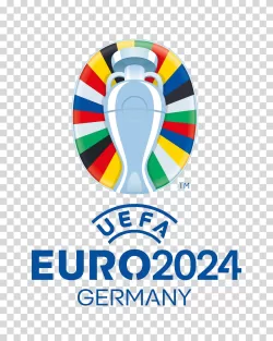 UEFA Euro 2024 Logo emblem of the European Football Championship transparent PNG image