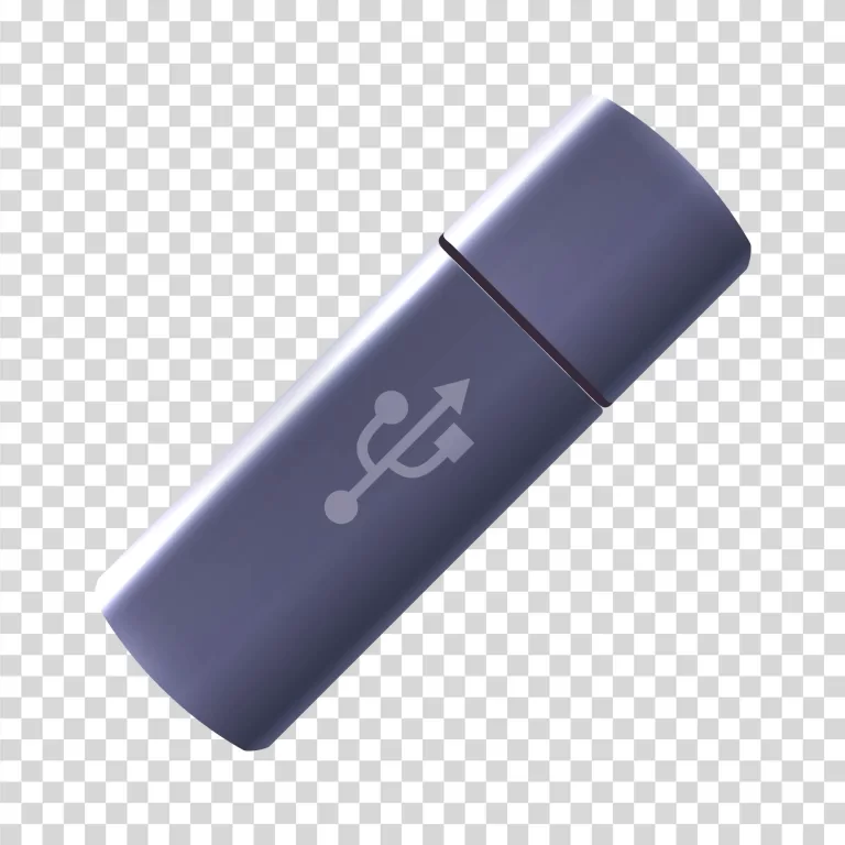 USB flash drive portable storage device transparent PNG image