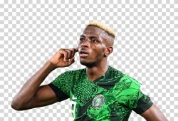 Victor Osimhen Nigerian footballer Napoli AFCON transparent PNG image