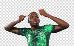 Victor Osimhen Nigerian footballer from Napoli transparent PNG image