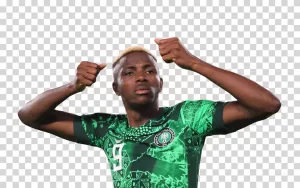 Victor Osimhen Nigerian footballer from Napoli transparent PNG image
