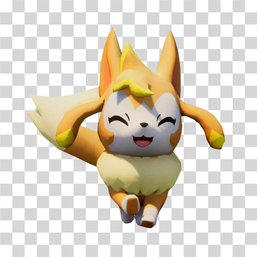 Vixy Pal from Palworld adorable fox-like companion transparent PNG image