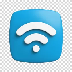 WiFi Icon internet connectivity network transparent PNG image