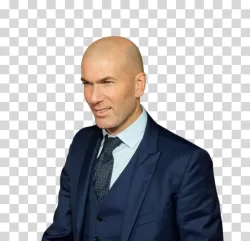 Zinedine Zidane coach Real Madrid football transparent PNG image