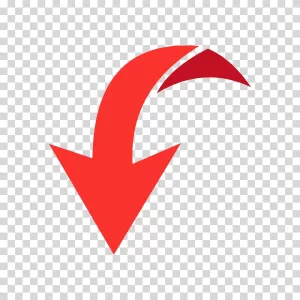 red arrow icon symbol directional icon transparent PNG image