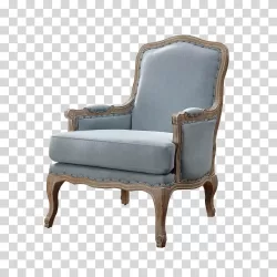 Stylish Accent Chair Transparent PNG Image