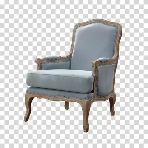 Accent chair, stylish furniture, upholstery, transparent PNG image Stylish Accent Chair Transparent PNG Image