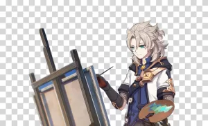 Albedo, Genshin Impact, open world game, Hoyolab, transparent PNG image Albedo Genshin Impact open world game hoyolab transparent PNG image