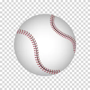 Baseball ball baseball equipment transparent PNG image