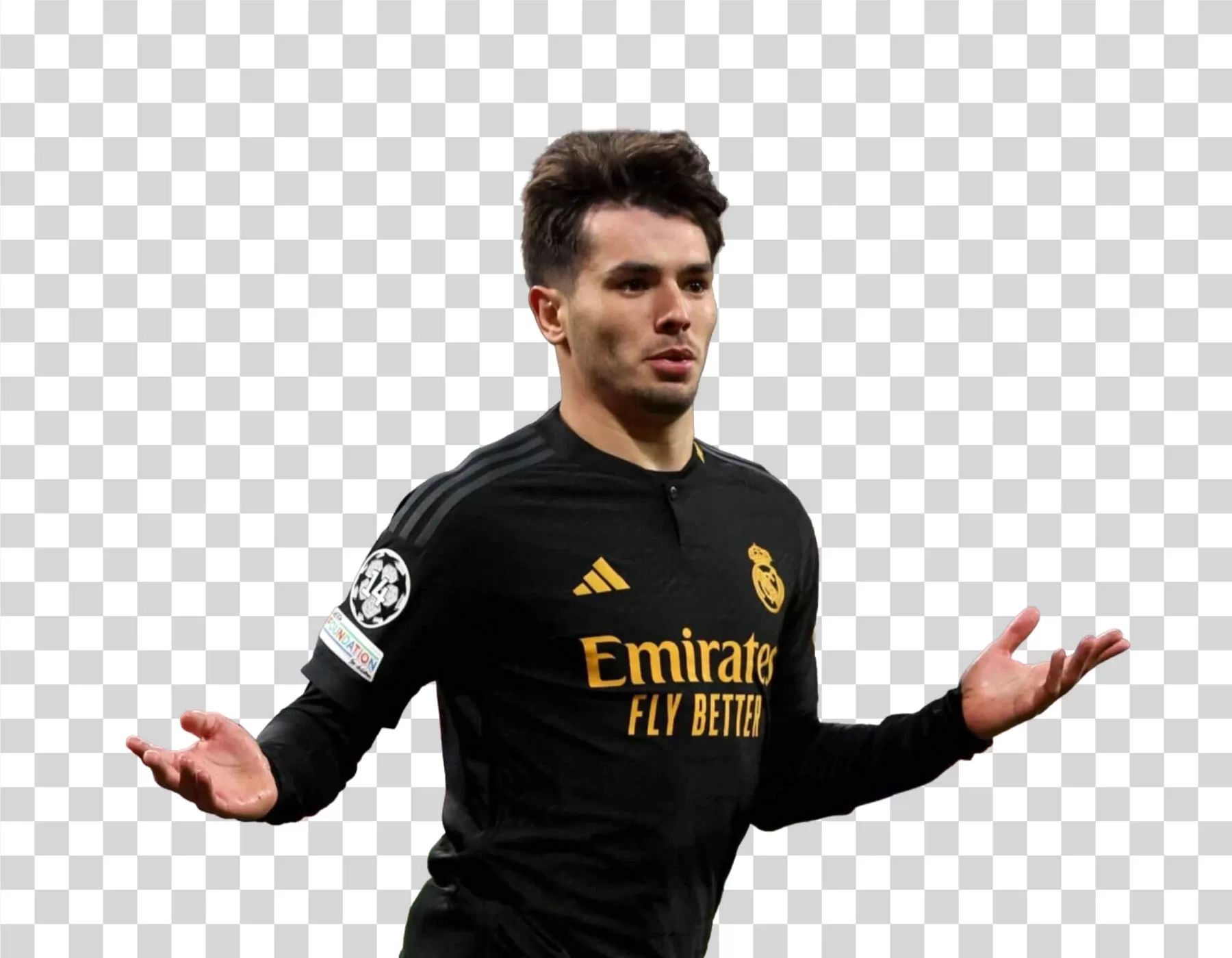 Brahim Diaz Real Madrid Footballer PNG Image