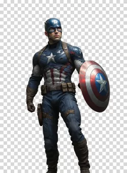 Captain America Marvel superhero Steve Rogers transparent PNG image