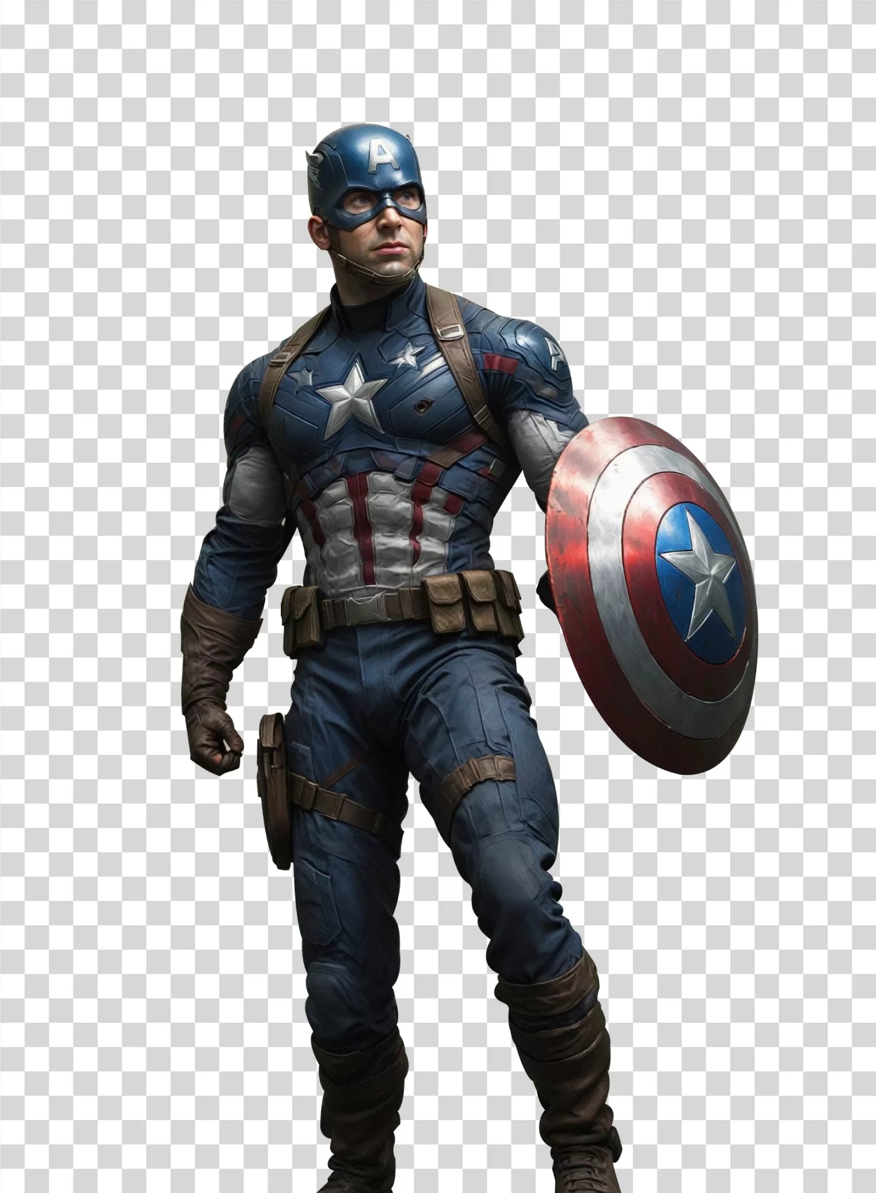 Captain America Marvel superhero Steve Rogers transparent PNG image
