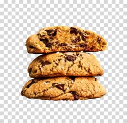 Chocolate chip cookies dessert pastry cookie transparent PNG image