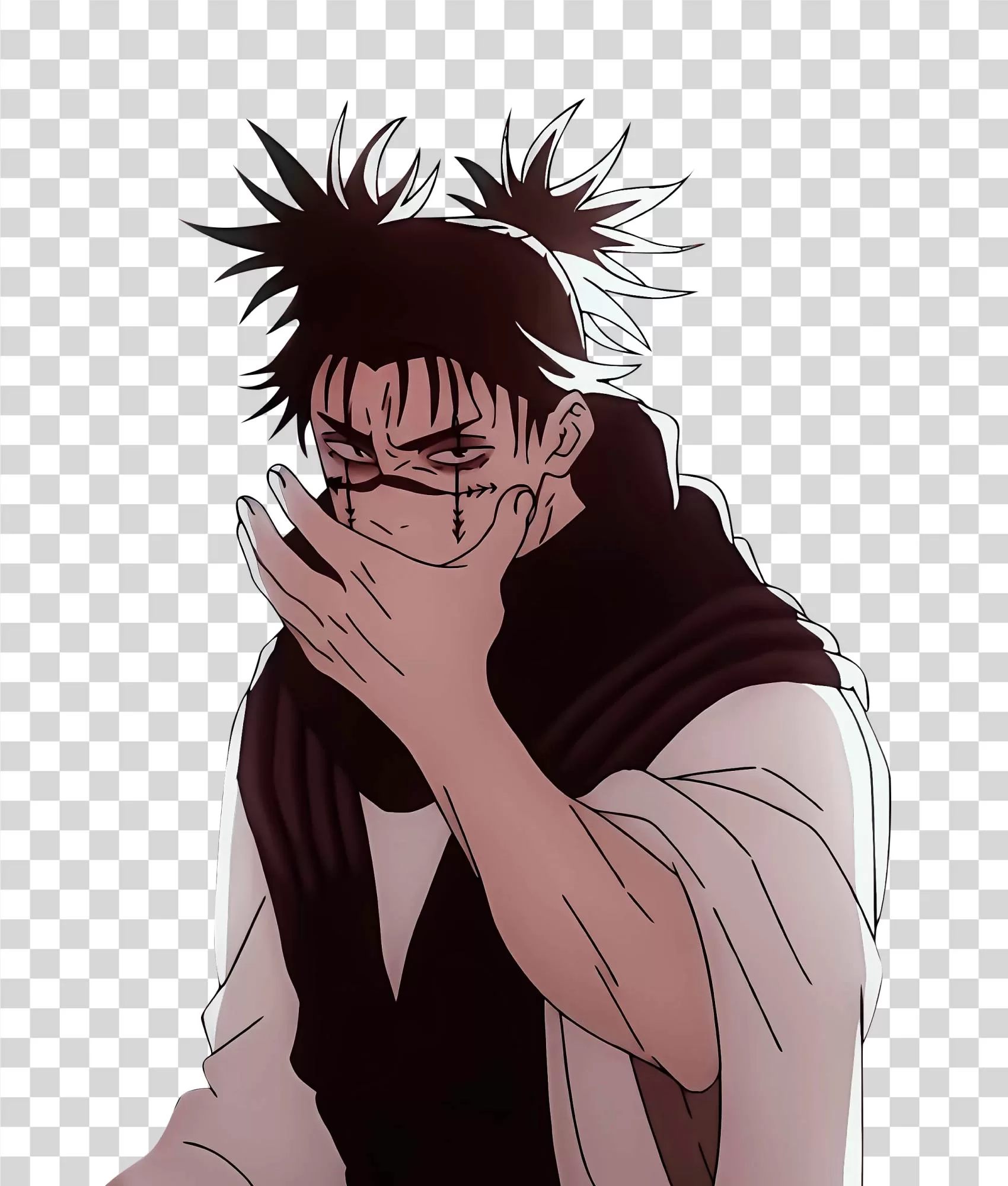 Choso Jujutsu Kaisen Anime Character PNG Image