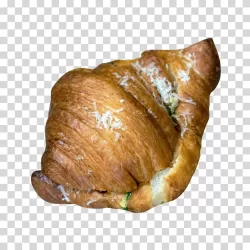 Croissant pastry delicious bakery transparent PNG image
