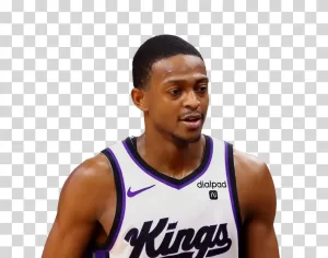 De'Aaron Fox Sacramento Kings basketball transparent PNG image