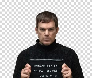 Dexter TV show main character serial killer transparent PNG image
