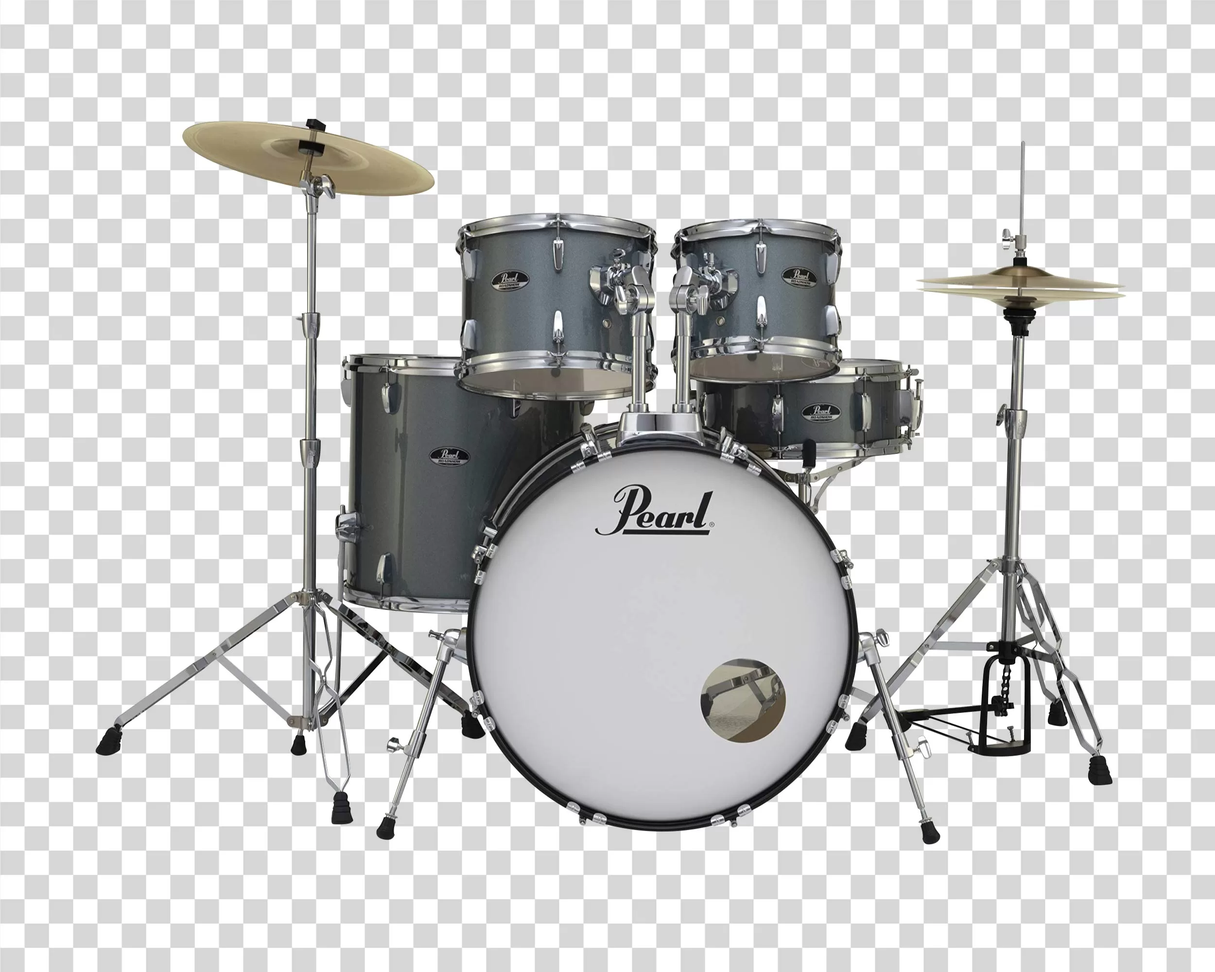 Musical Drum Set PNG Image