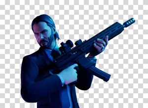 Fortnite John Wick skin transparent image