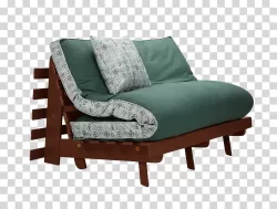 Futon furniture sofa bed transparent PNG image