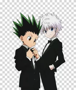 Gon and Killua Hunter x Hunter anime transparent PNG image