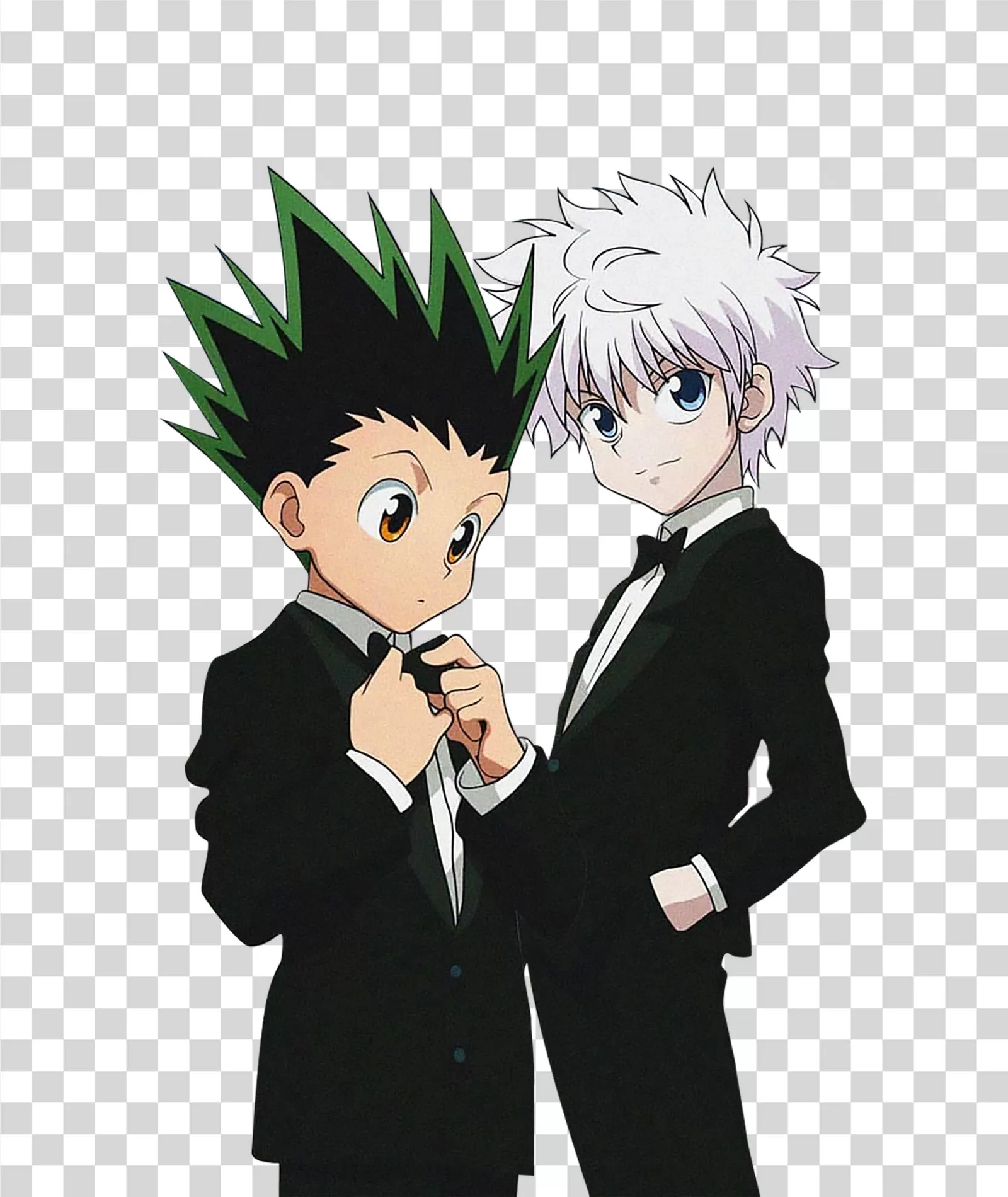 Gon and Killua Hunter x Hunter anime transparent PNG image