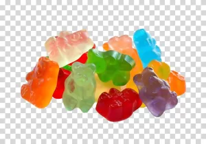 Gummy bears candy transparent PNG image