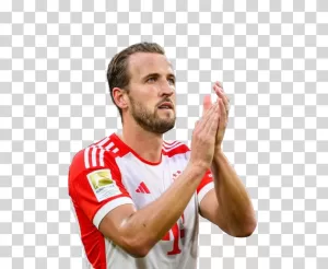 Harry Kane Bayern Munich football player transparent PNG image
