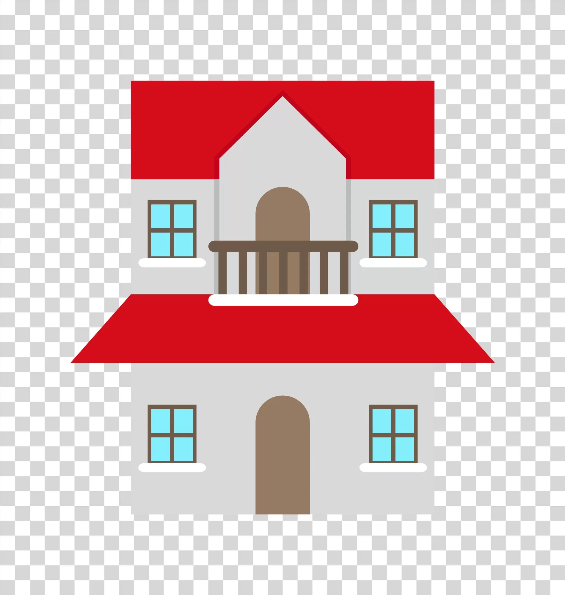 House illustration home icon real estate transparent PNG image