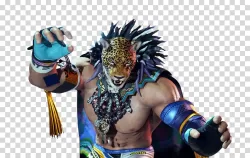 King from Tekken video game jaguar mask transparent PNG image