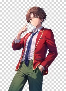 Kiyotaka Ayanokoji Classroom of the Elite anime high school transparent PNG image