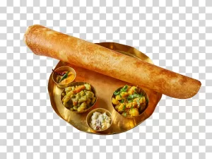 Masala Dosa Indian food transparent image