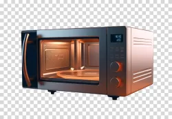 Microwave kitchen heating appliance transparent image