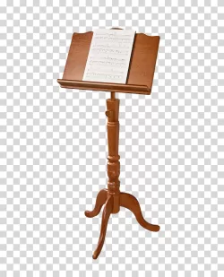 Music stand instrument transparent image