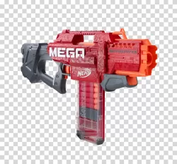 Nerf blaster gun toy foam dart weapon transparent image