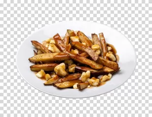 Poutine, food, Canadian cuisine, French fries, transparent PNG image Poutine food Canadian cuisine french fries transparent image